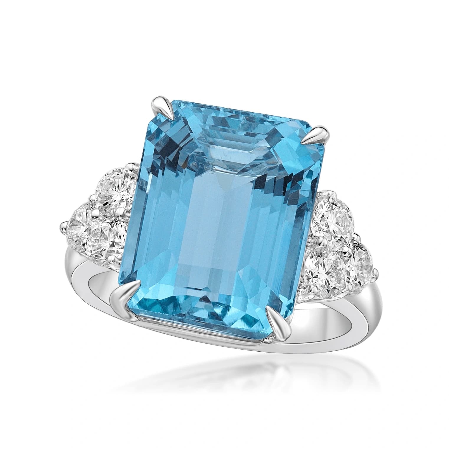 Aquamarine Cocktail Ring